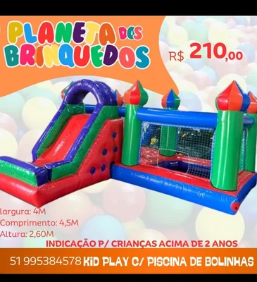 Kid play com piscina de bolinhas 