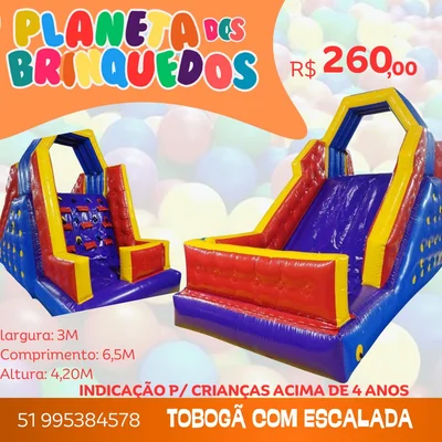 Tobogã premium escalada 