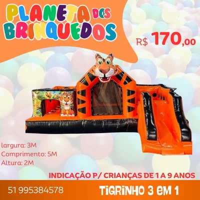 Tigrinho 3 em 1