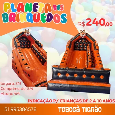 Tobogã premium Tigre 