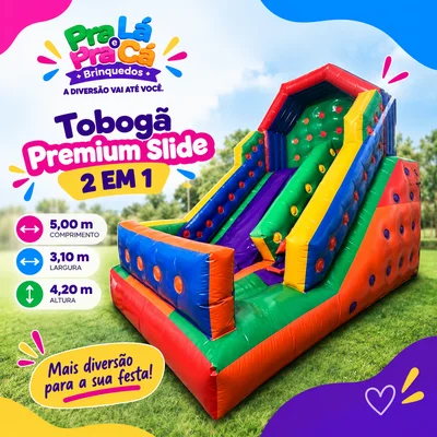 Tobogã Premium Slide 2 em 1