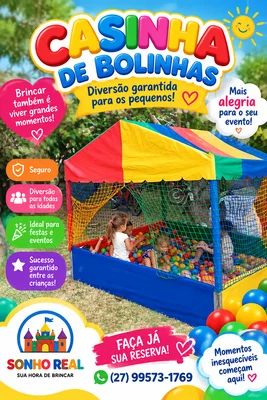 Casinha de bolinhas