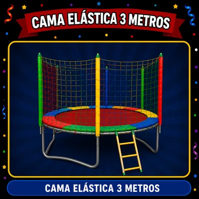 Cama elástica 3 metros 