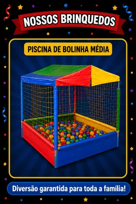 Piscina de bolinhas pequena