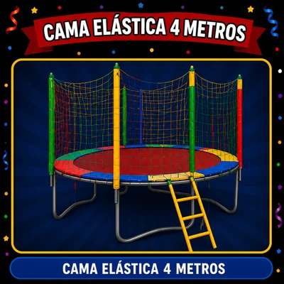 Cama elástica 4 metros 